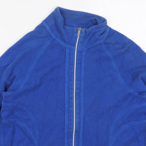 Kirkland Womens Blue  Cotton Full Zip Sweatshirt Size S  Zip