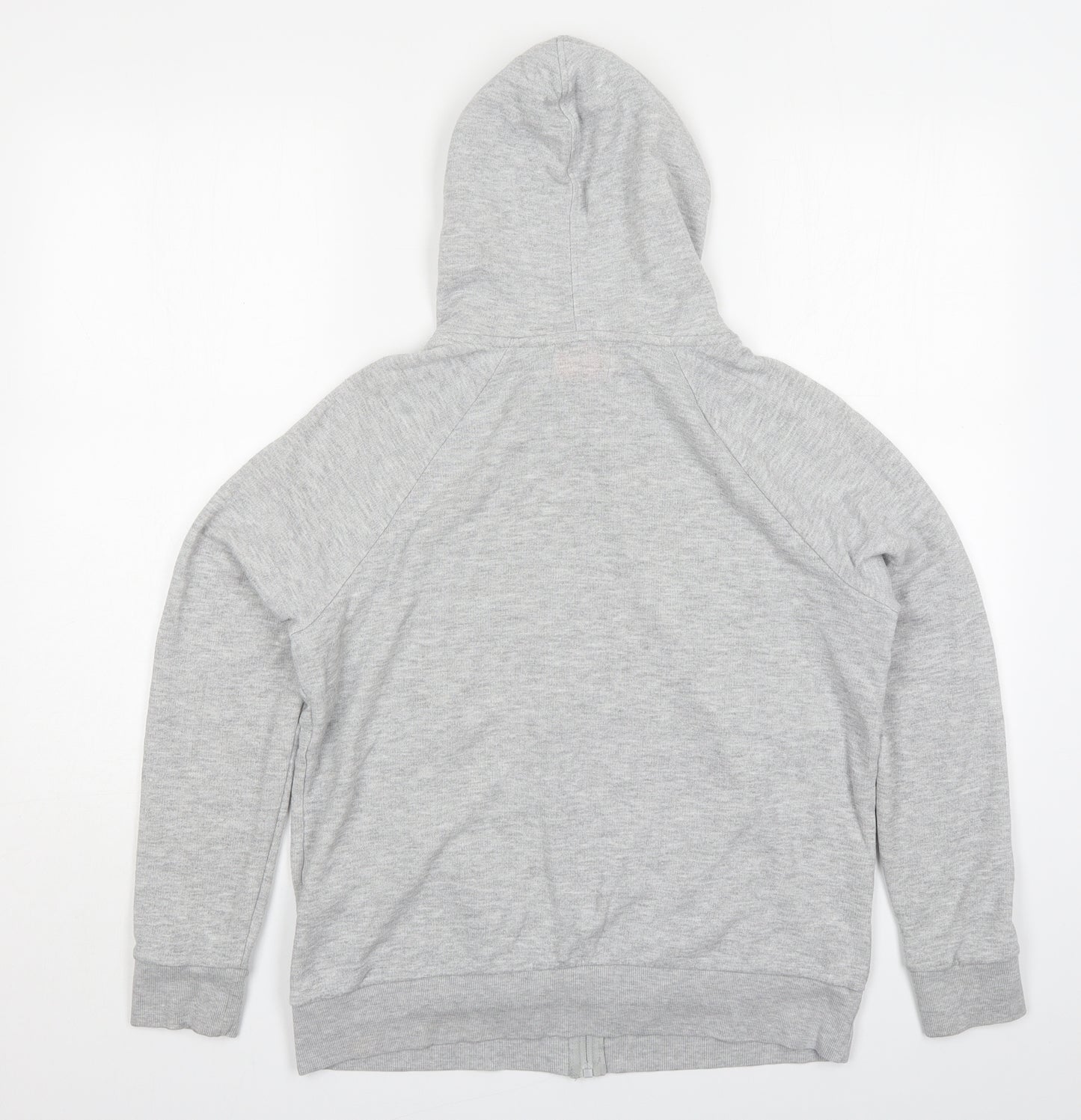 NEXT Womens Grey  Cotton Full Zip Hoodie Size 14  Zip