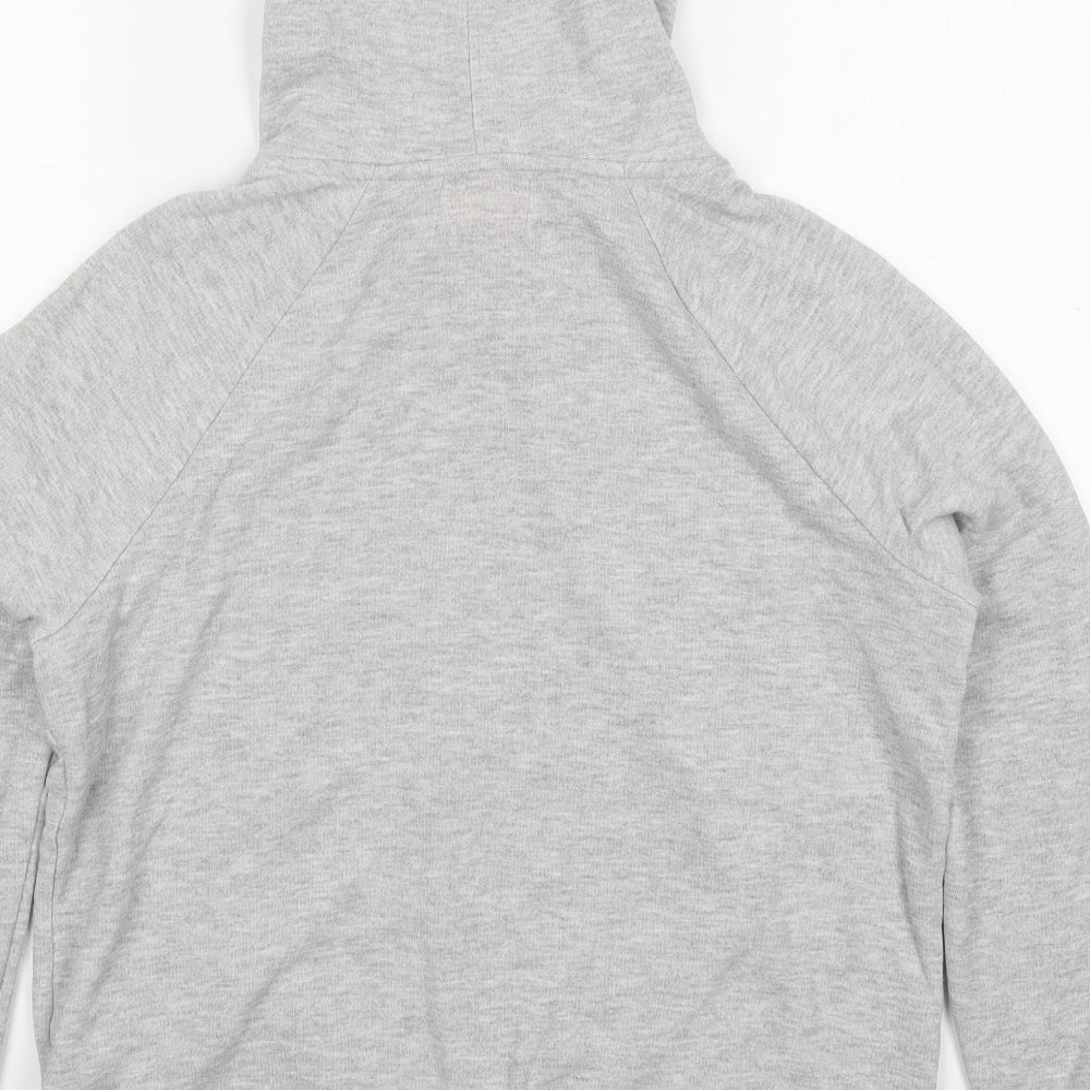 NEXT Womens Grey  Cotton Full Zip Hoodie Size 14  Zip