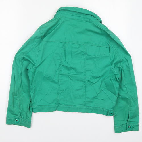 Internacionale Womens Green   Jacket  Size 16  Button