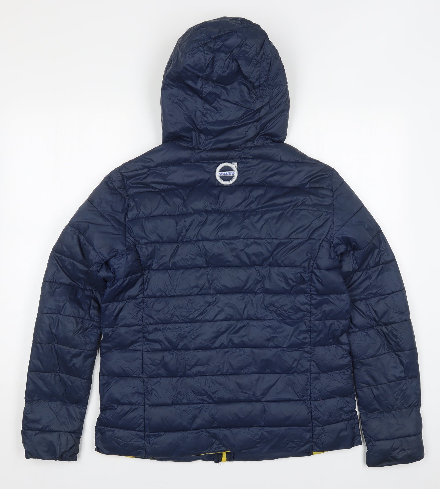 Result Mens Blue   Quilted Coat Size M  Zip - Volvo