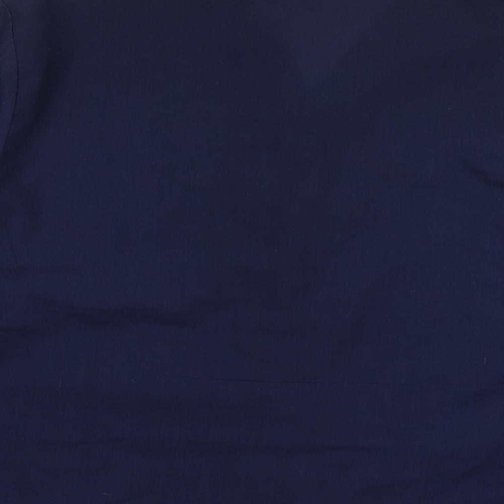 Cargo Bay Mens Blue Solid Polyester  Pyjama Top Size 3XL  Button