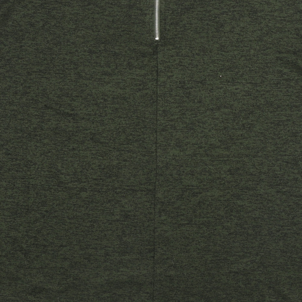 Primark Womens Green Crew Neck  Polyester Pullover Jumper Size M
