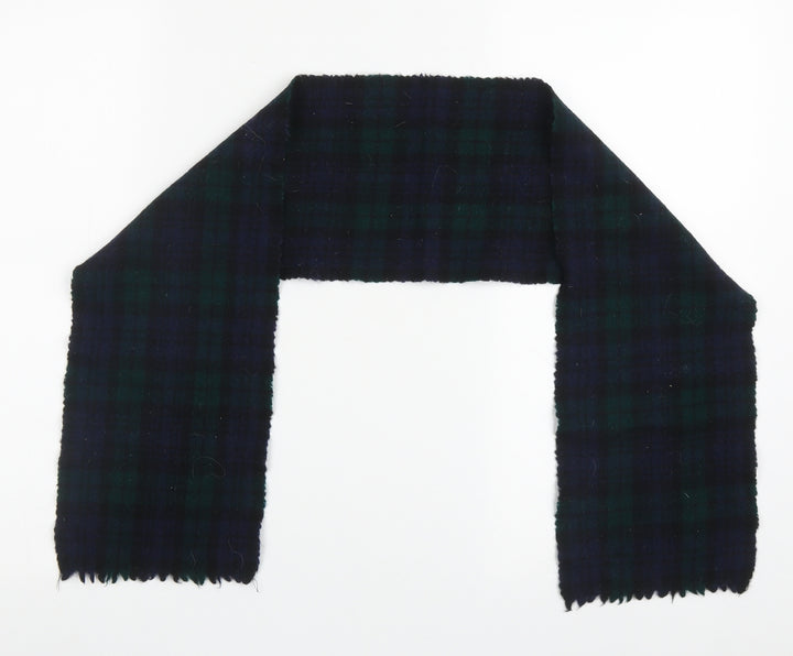 prewron Boys Green Check Polyester Scarf One Size