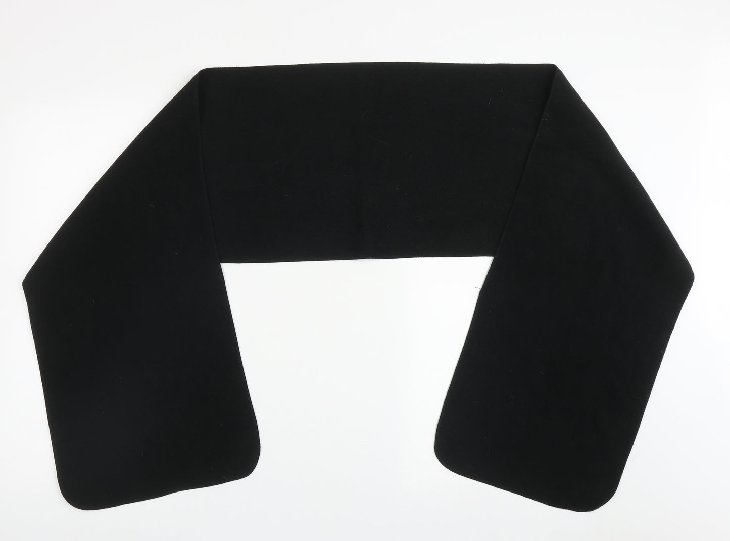 Preworn Mens Black  Polyester Scarf  One Size
