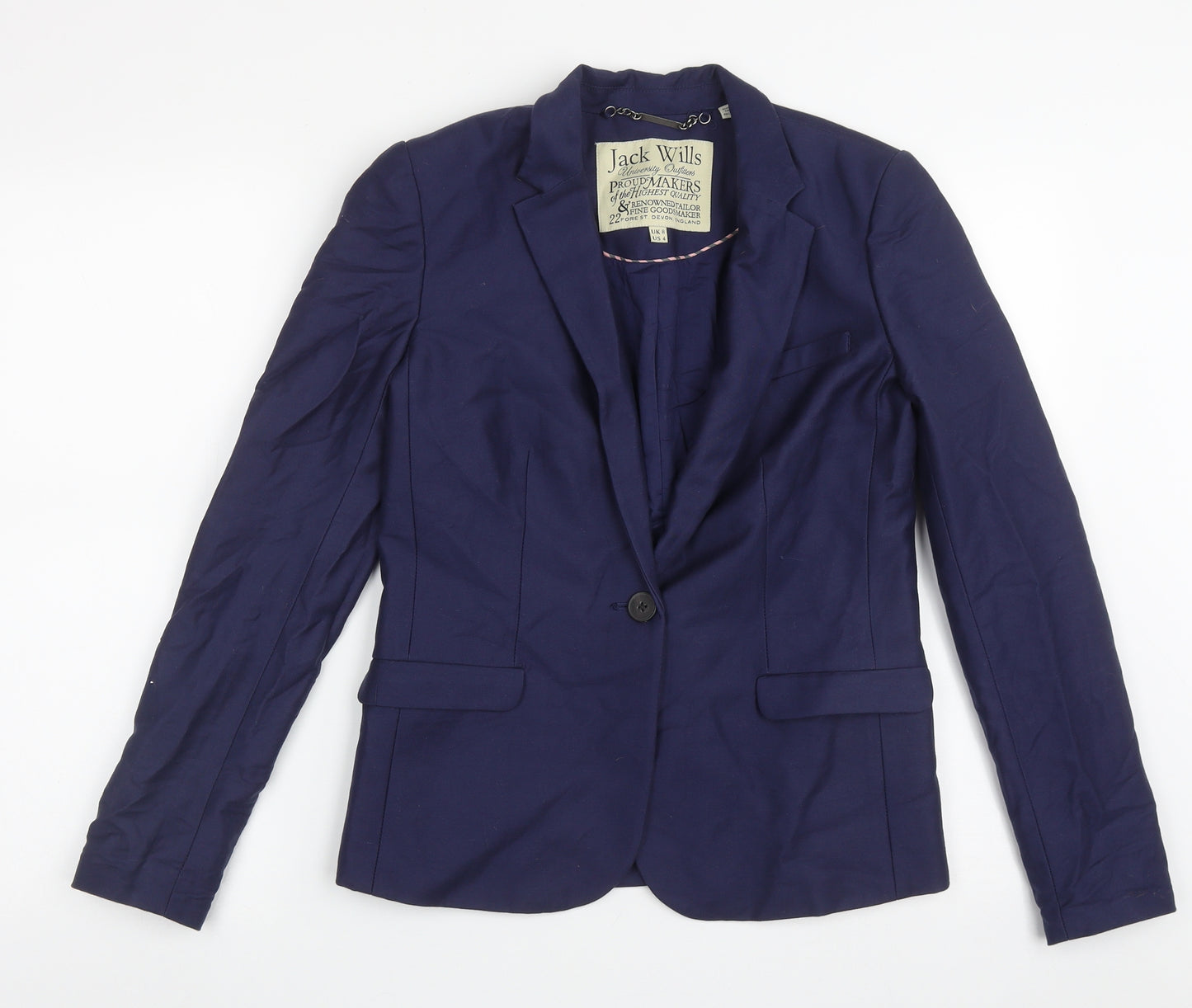Jack Wills Womens Blue   Jacket Blazer Size 8  Button