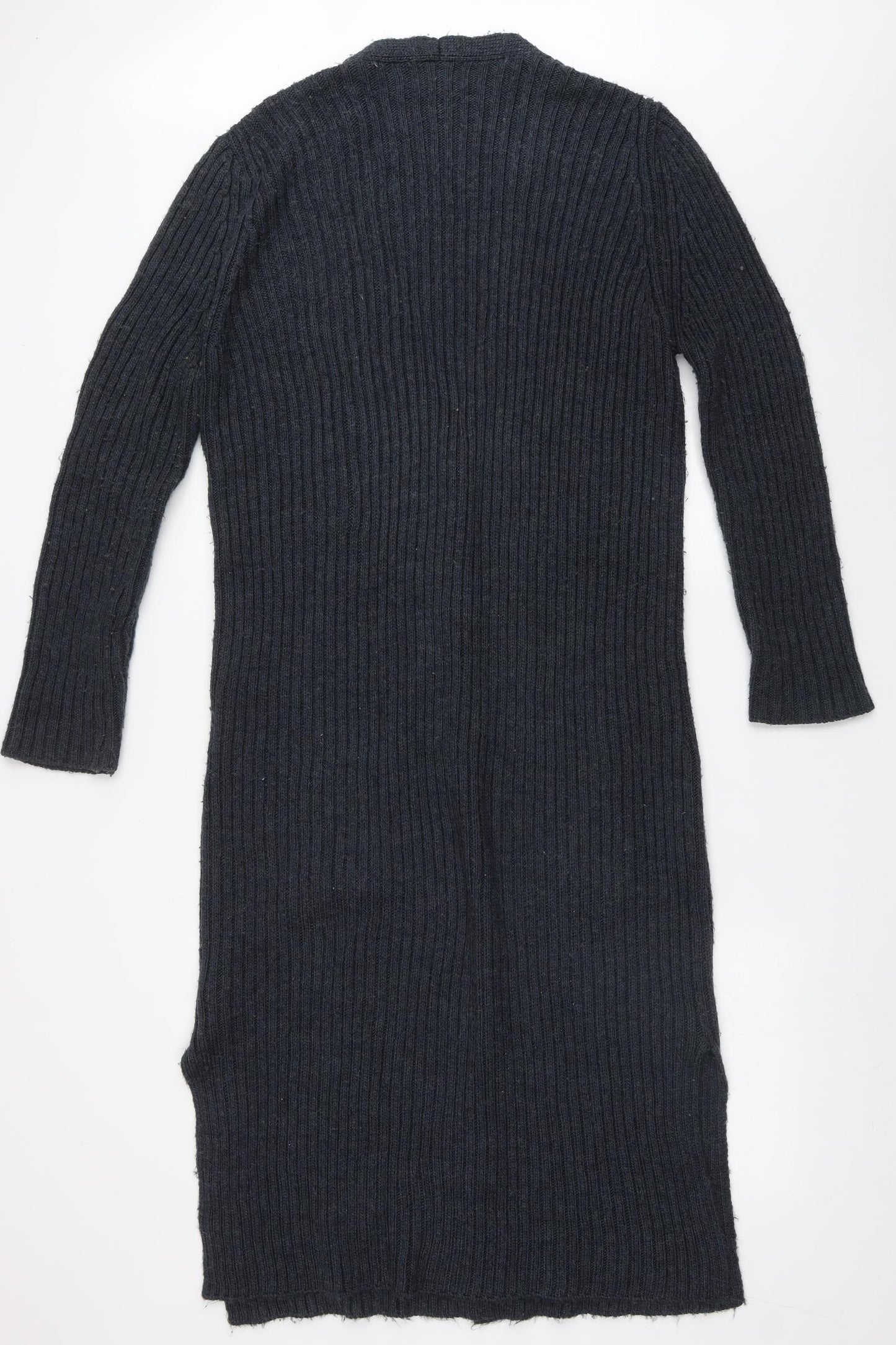 NEXT Womens Blue V-Neck  Acrylic Cardigan Jumper Size L