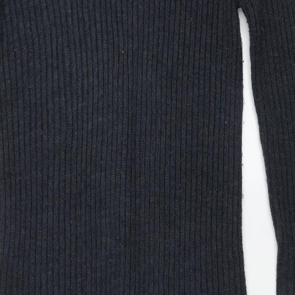 NEXT Womens Blue V-Neck  Acrylic Cardigan Jumper Size L