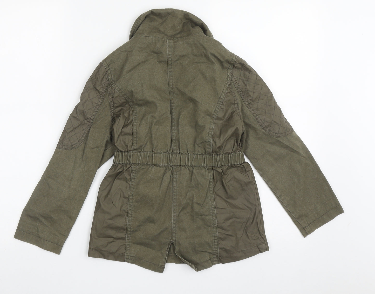 George Girls Green   Basic Jacket Jacket Size 7-8 Years  Zip