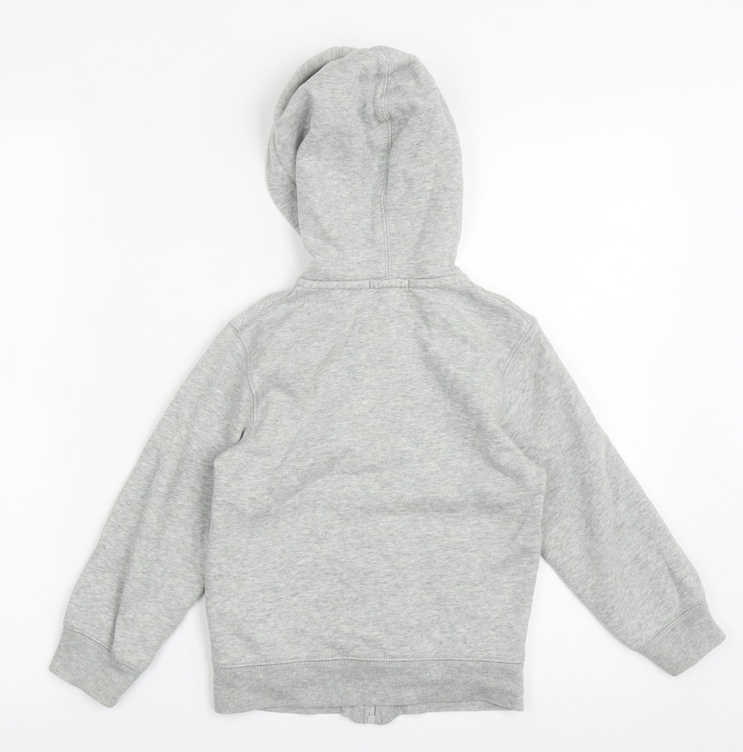 Gap Boys Grey  Cotton Full Zip Hoodie Size 4-5 Years  Zip