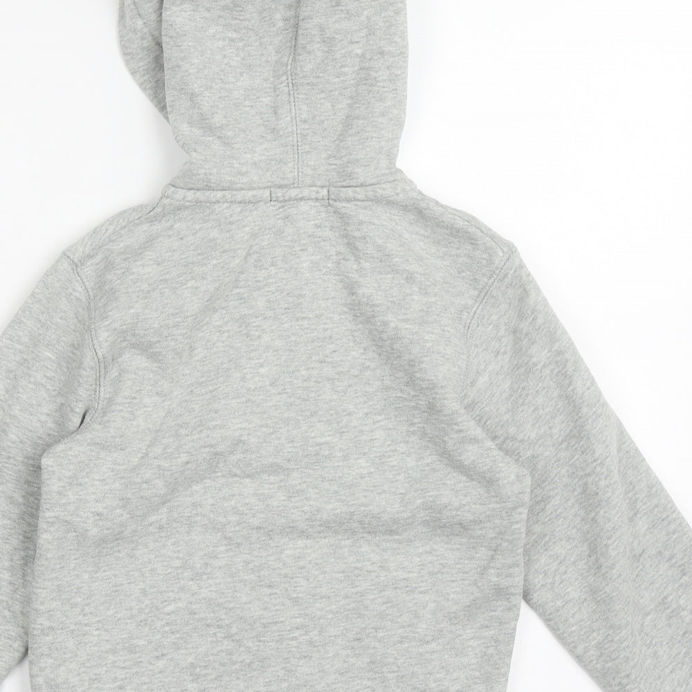 Gap Boys Grey  Cotton Full Zip Hoodie Size 4-5 Years  Zip