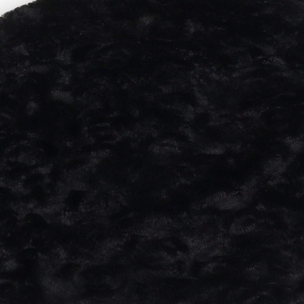 Yumi Girls Black   Overcoat Jacket Size 11-12 Years  Button