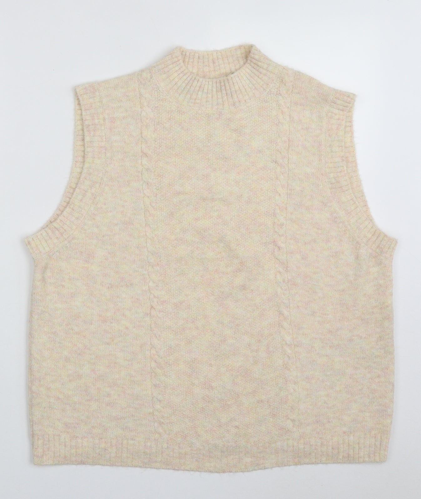 Only Womens Multicoloured High Neck  Polyester Vest Jumper Size XL