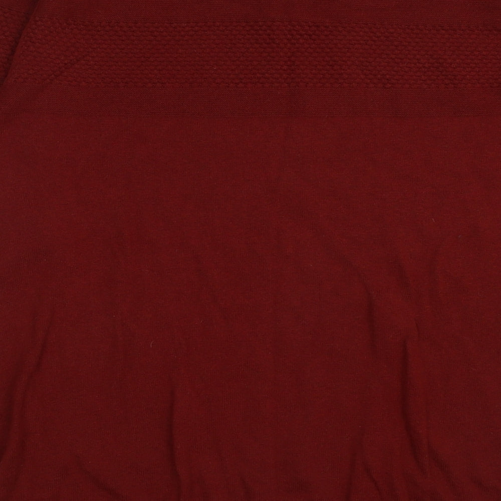 Fat Face Mens Orange Crew Neck  Cotton Pullover Jumper Size L