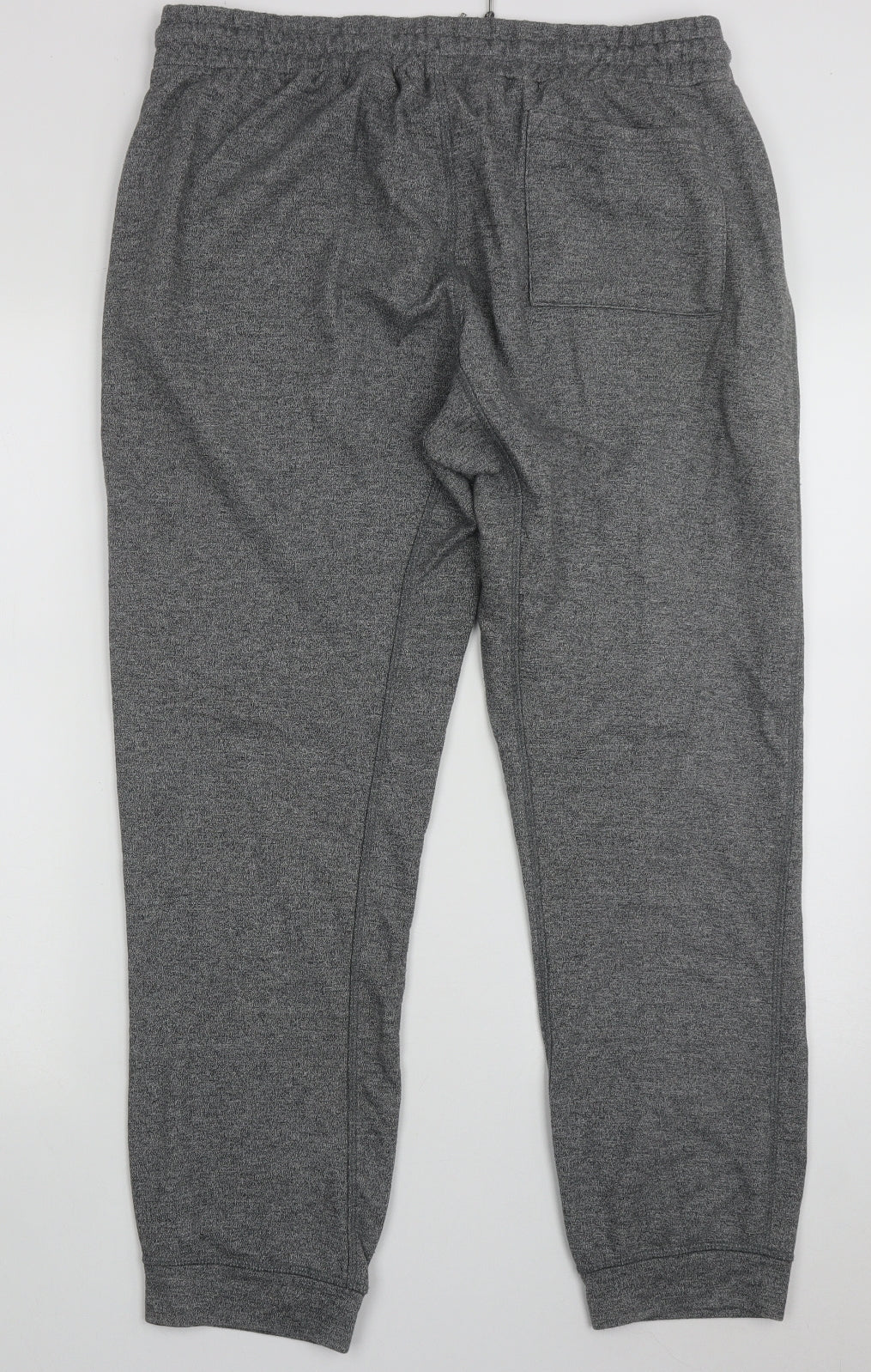 ACW85 Mens Grey  Cotton Jogger Trousers Size L L30 in Regular Tie