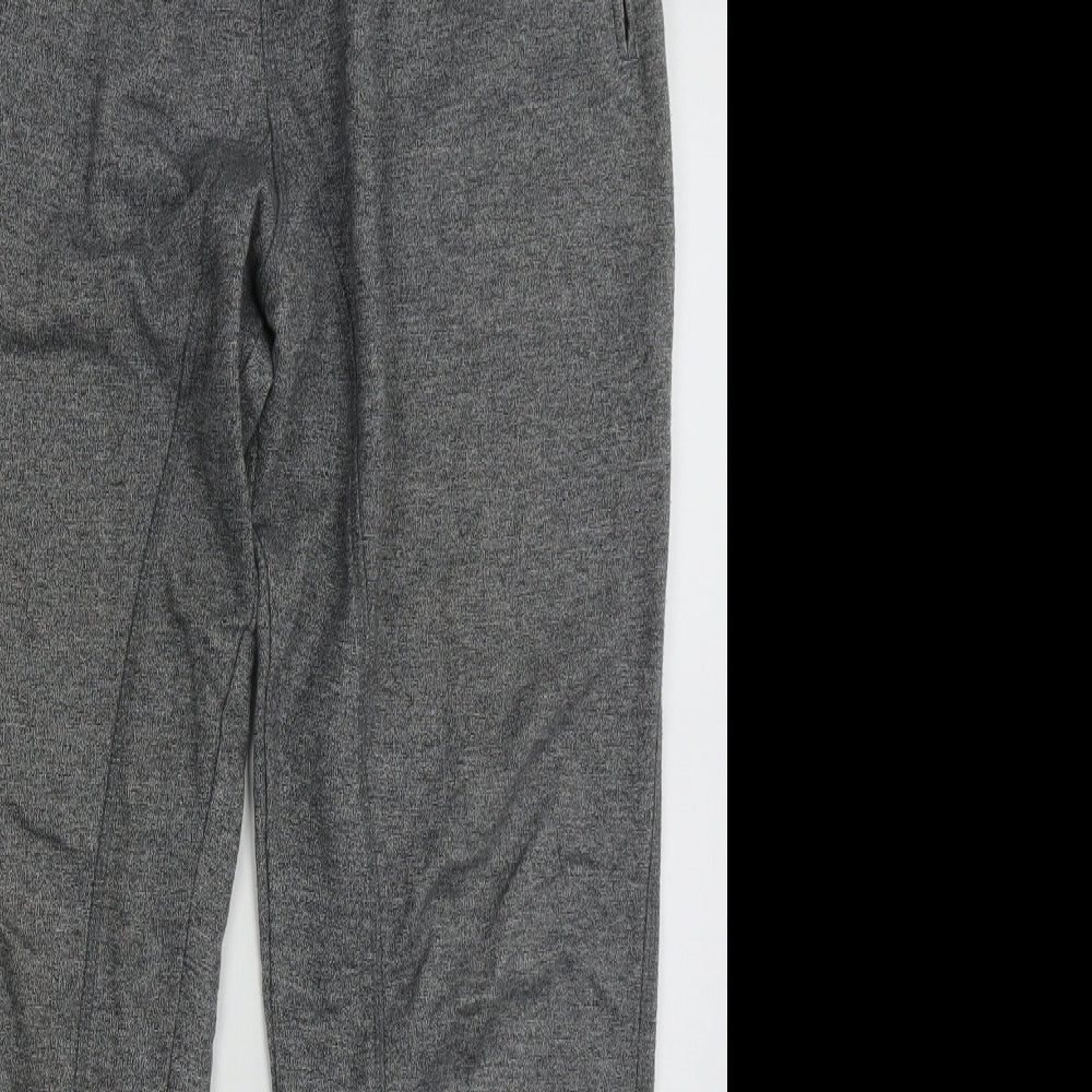 ACW85 Mens Grey  Cotton Jogger Trousers Size L L30 in Regular Tie
