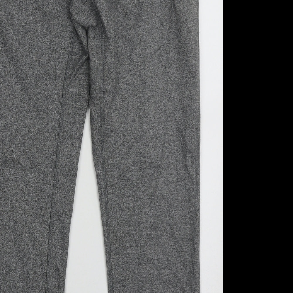 ACW85 Mens Grey  Cotton Jogger Trousers Size L L30 in Regular Tie