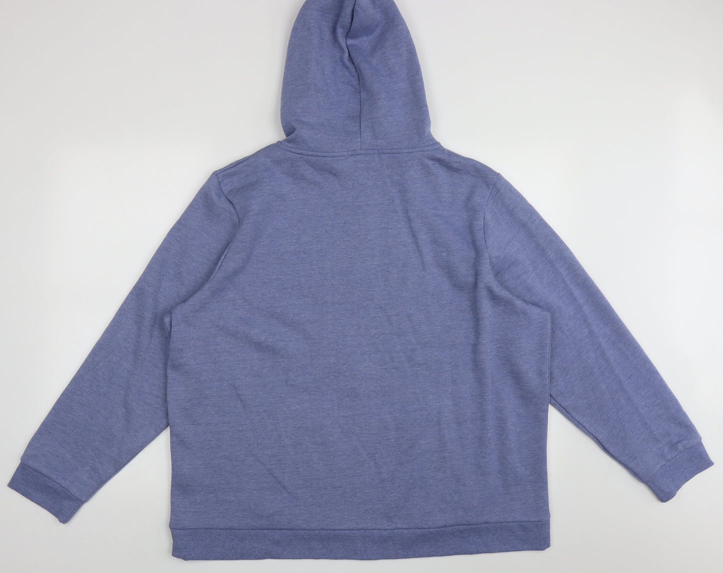 Studio Womens Purple  Cotton Full Zip Hoodie Size 24  Zip