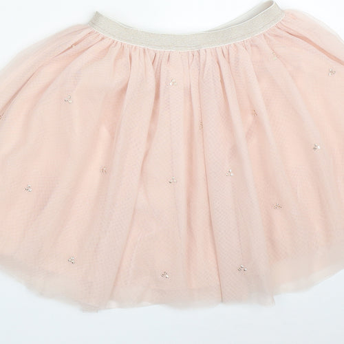 John Lewis Girls Pink  Polyester A-Line Skirt Size 9 Years  Regular