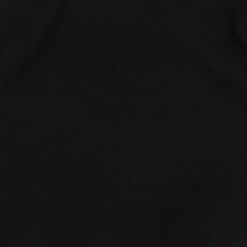 Dunnes Stores Mens Black High Neck  Polyester Full Zip Jumper Size XL