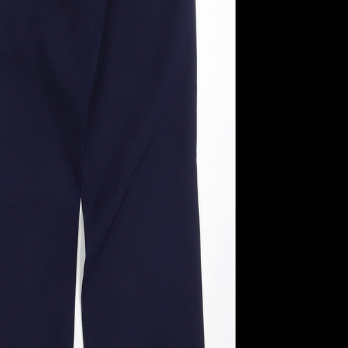 Tailored Image Womens Blue  Polyester Capri Trousers Size 10 L30 in Regular Button