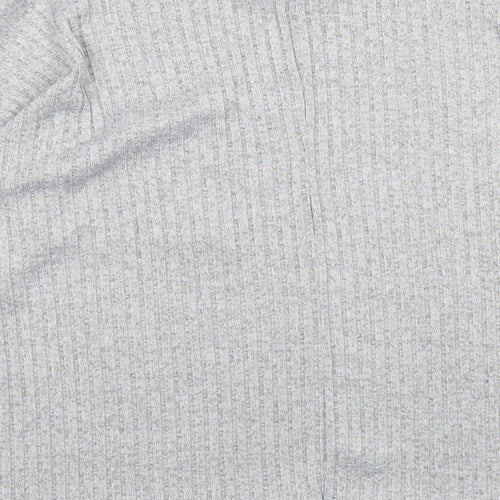 Primark Womens Grey Round Neck  Polyester Pullover Jumper Size XS