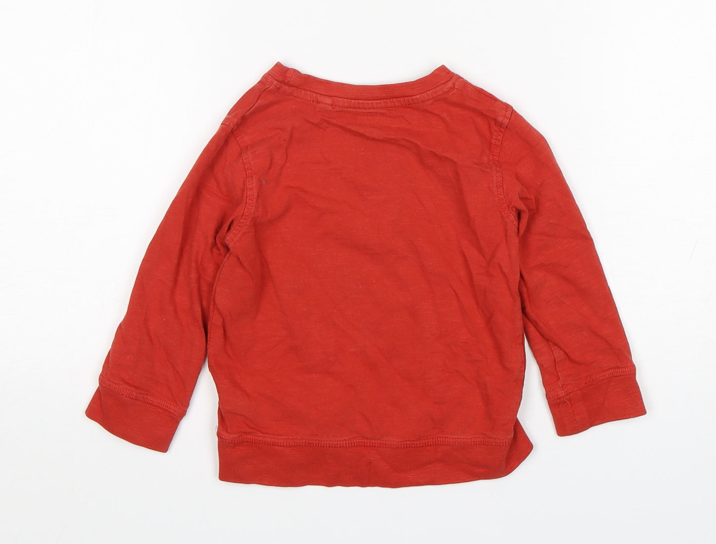 NEXT Baby Red  Cotton Pullover Jumper Size 18-24 Months