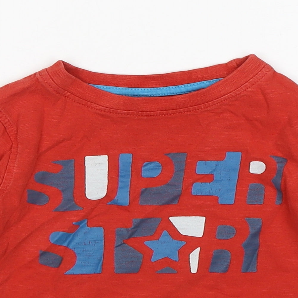 NEXT Baby Red  Cotton Pullover Jumper Size 18-24 Months