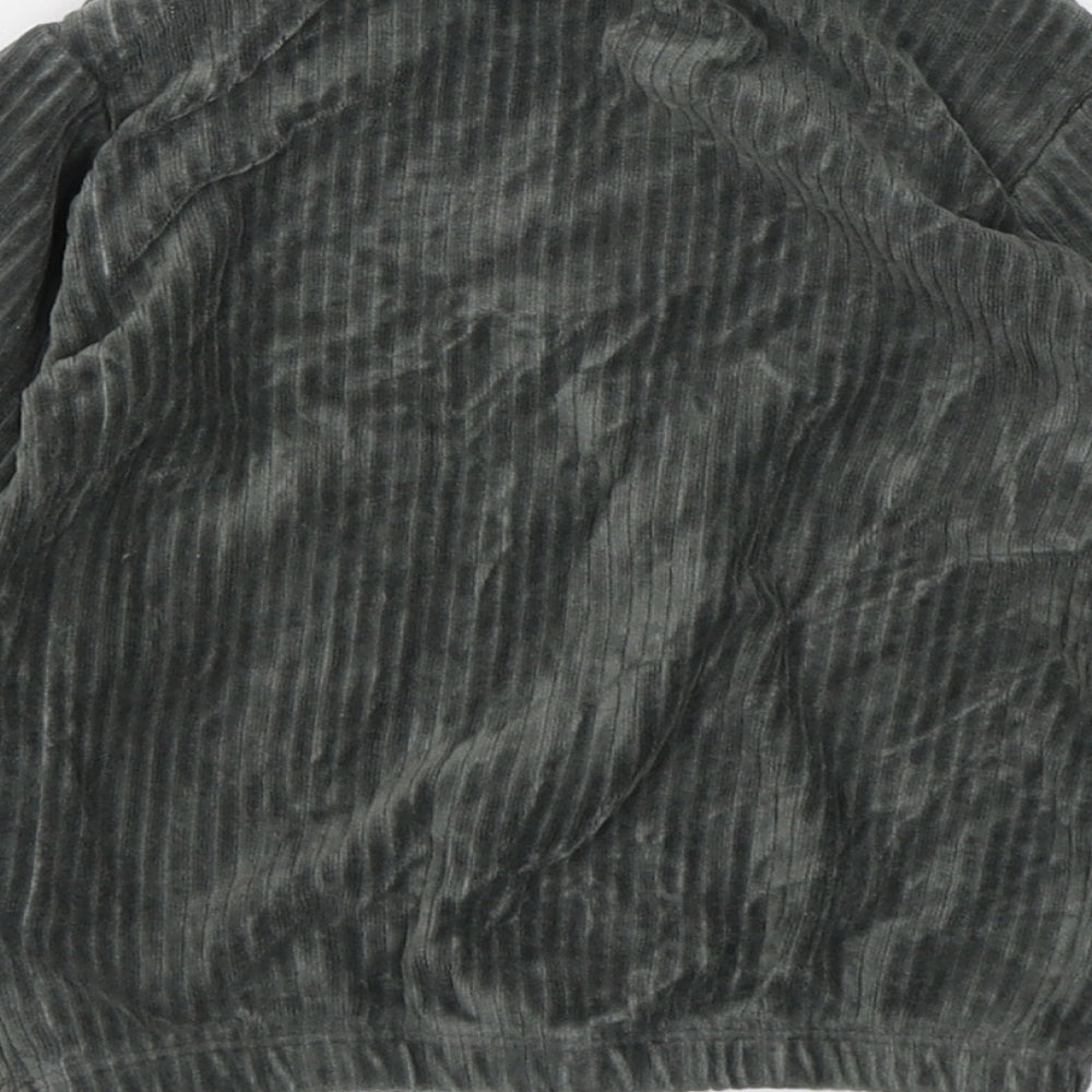 M&S Boys Green Round Neck  Cotton Pullover Jumper Size 2-3 Years
