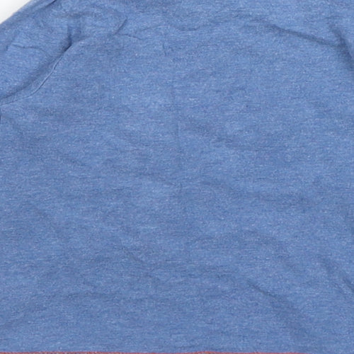 St Bernard Boys Blue  Cotton Basic T-Shirt Size 12-18 Months Round Neck