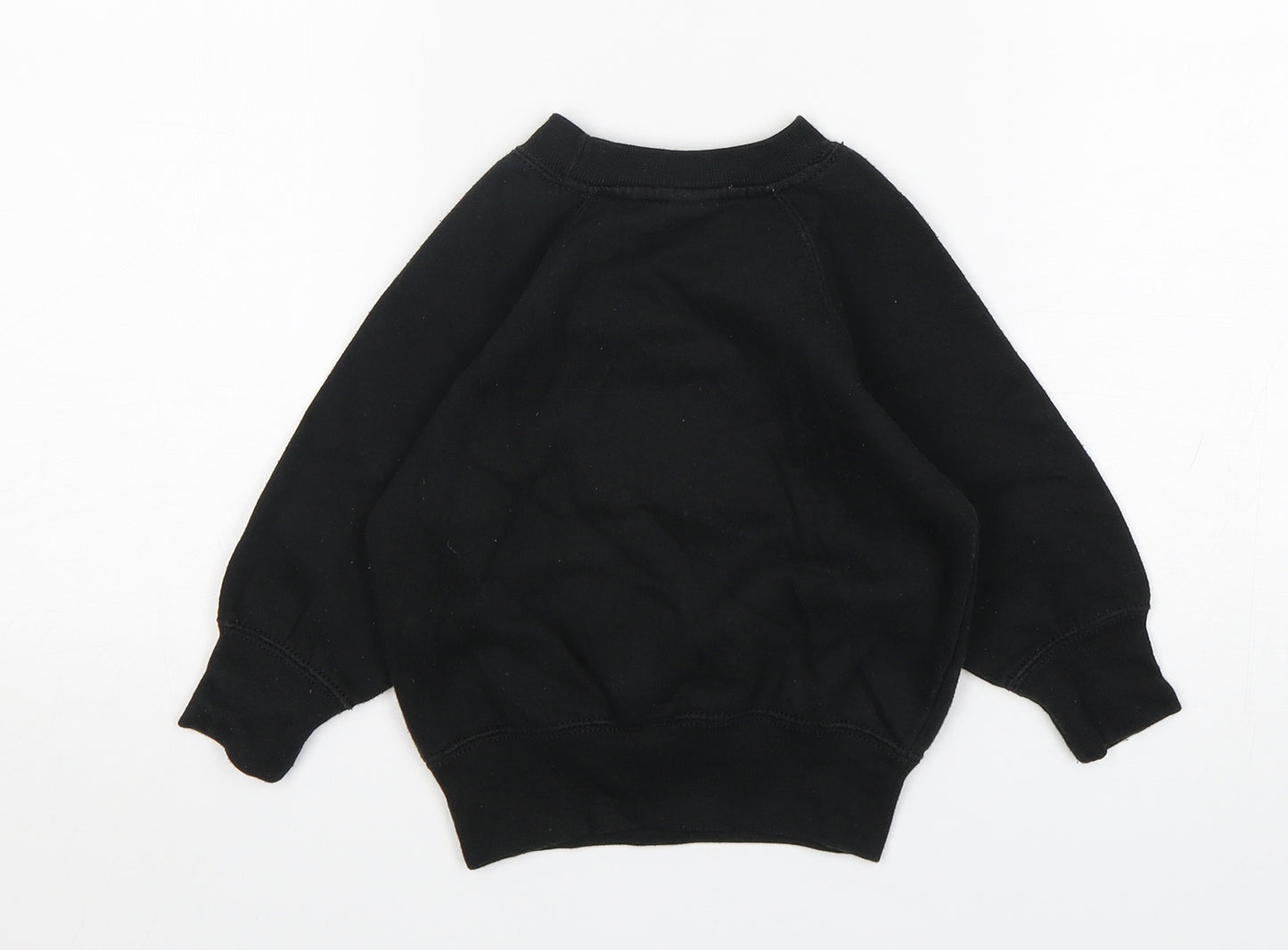 Lottie & Lysh Boys Black  Polyester Pullover Jumper Size 18-24 Months