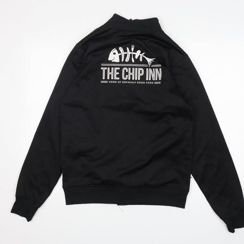 Umbro Mens Black  Polyester Full Zip Sweatshirt Size M   - Knockbreda FC