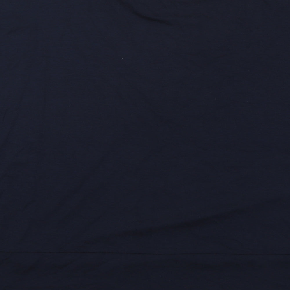 F&F Womens Blue  Viscose Basic T-Shirt Size 14 Round Neck
