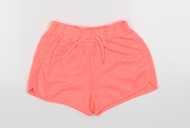St Bernard Girls Pink  Polyester Sweat Shorts Size 9 Years  Regular