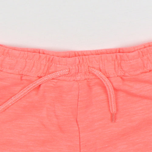 St Bernard Girls Pink  Polyester Sweat Shorts Size 9 Years  Regular