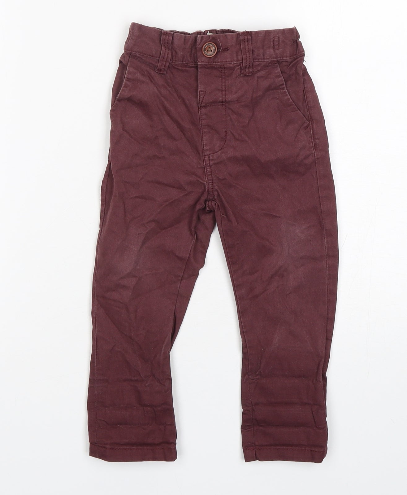 NEXT Boys Purple  Cotton Capri Jeans Size 12-18 Months