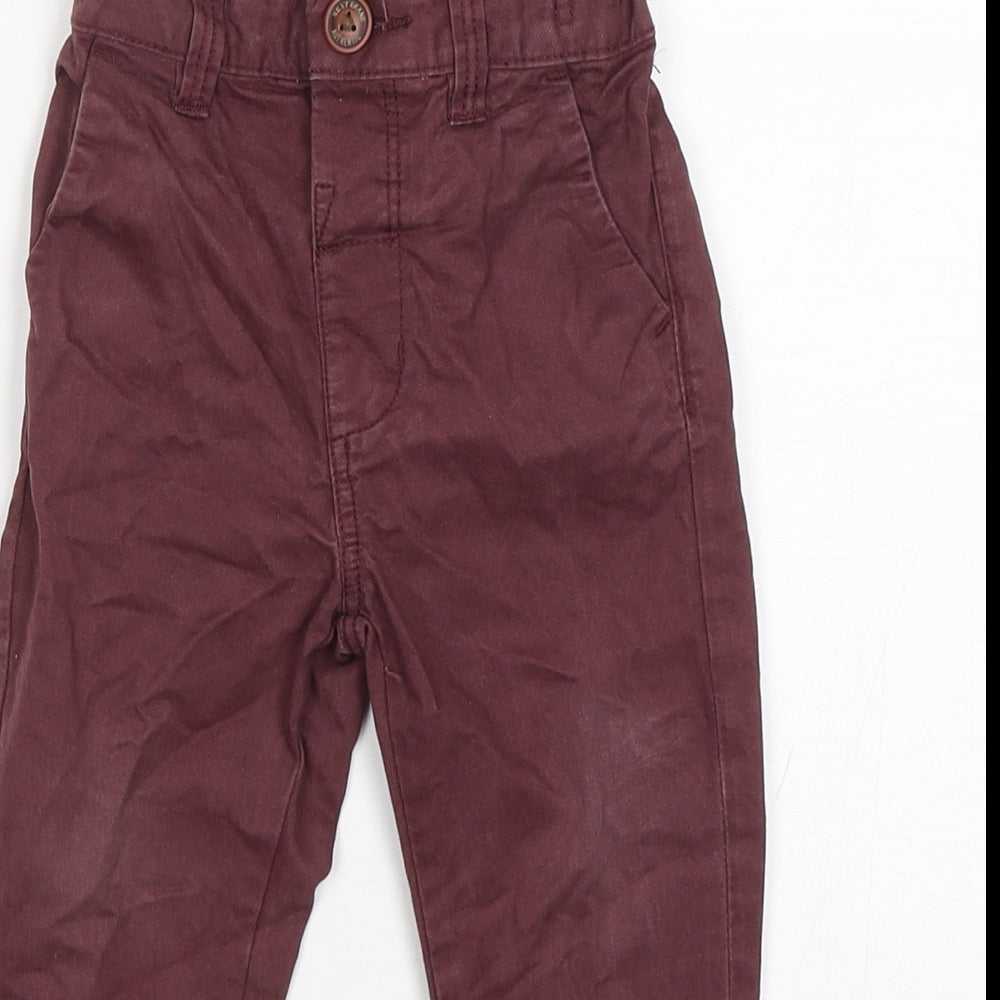 NEXT Boys Purple  Cotton Capri Jeans Size 12-18 Months
