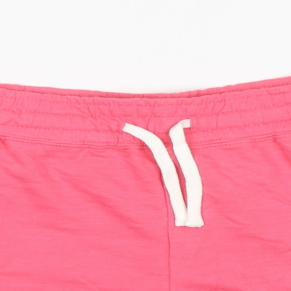 Dunnes Stores Womens Pink  Cotton Sweat Shorts Size L L4 in Regular