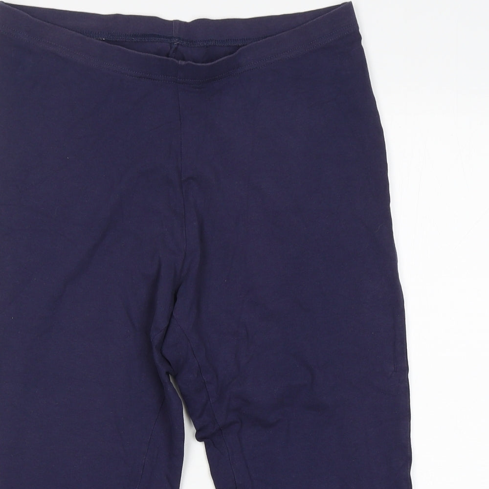 George Womens Blue  Cotton  Sleep Shorts Size L