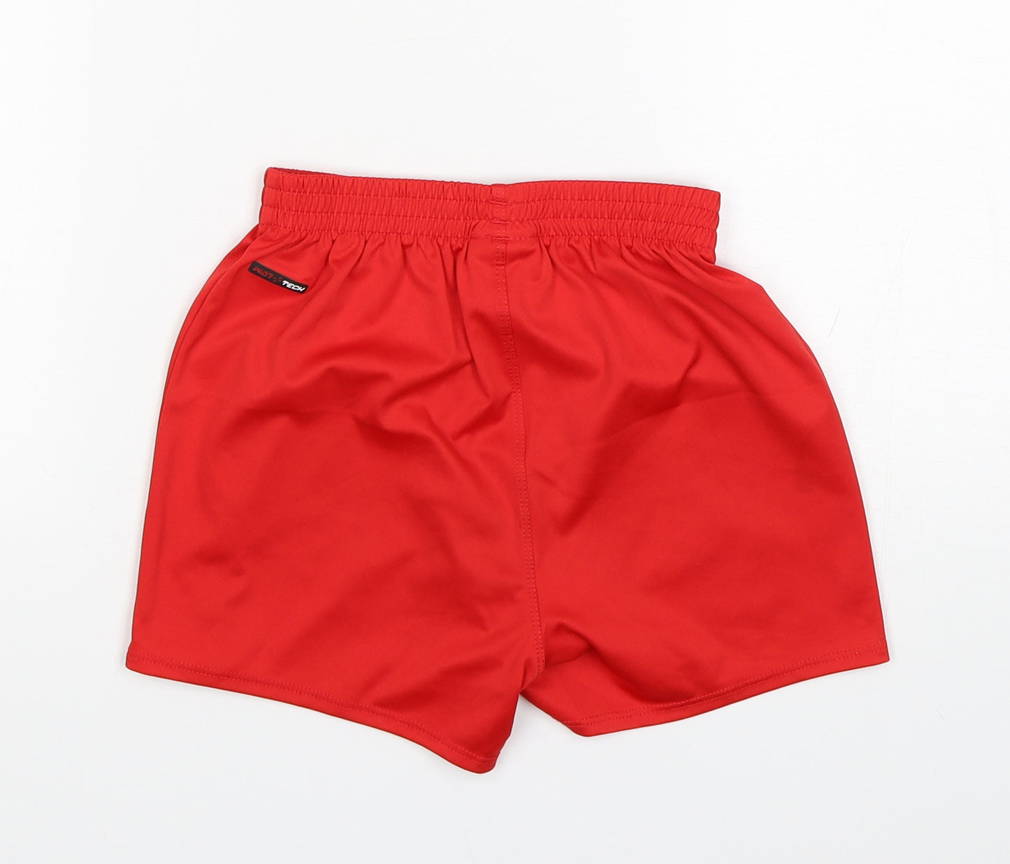 warrior  Boys Red  Polyester Sweat Shorts Size 6-7 Years  Regular