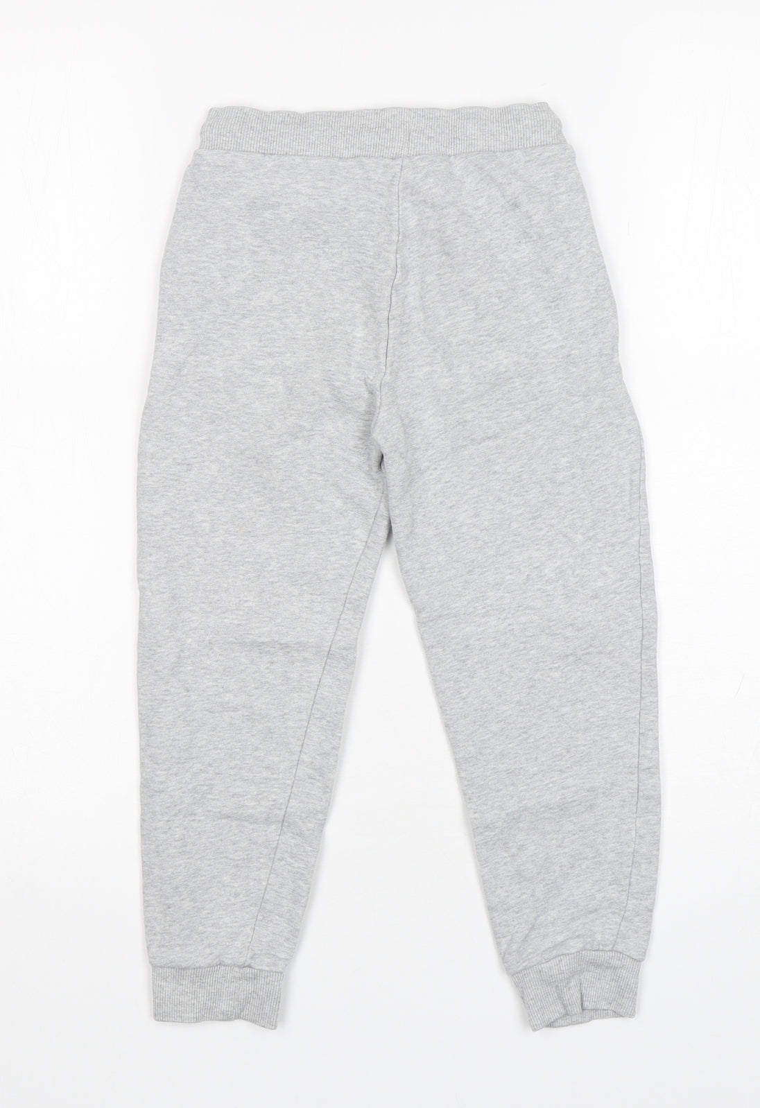 M&S Boys Grey  Cotton Sweatpants Trousers Size 6-7 Years  Regular