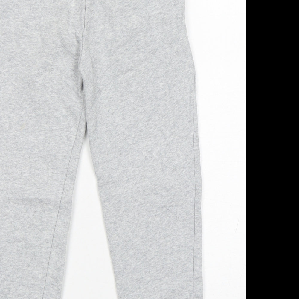 M&S Boys Grey  Cotton Sweatpants Trousers Size 6-7 Years  Regular