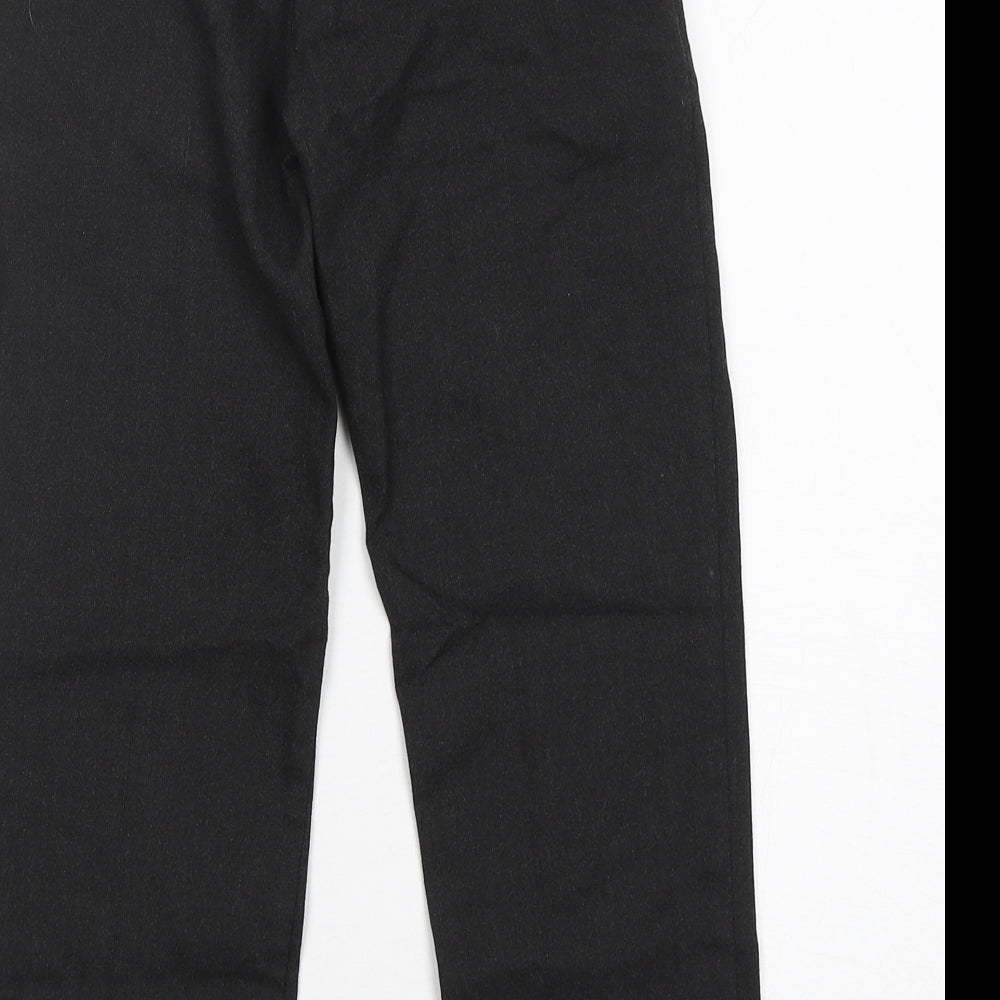 M&S Boys Grey  Polyester Dress Pants Trousers Size 7-8 Years  Regular