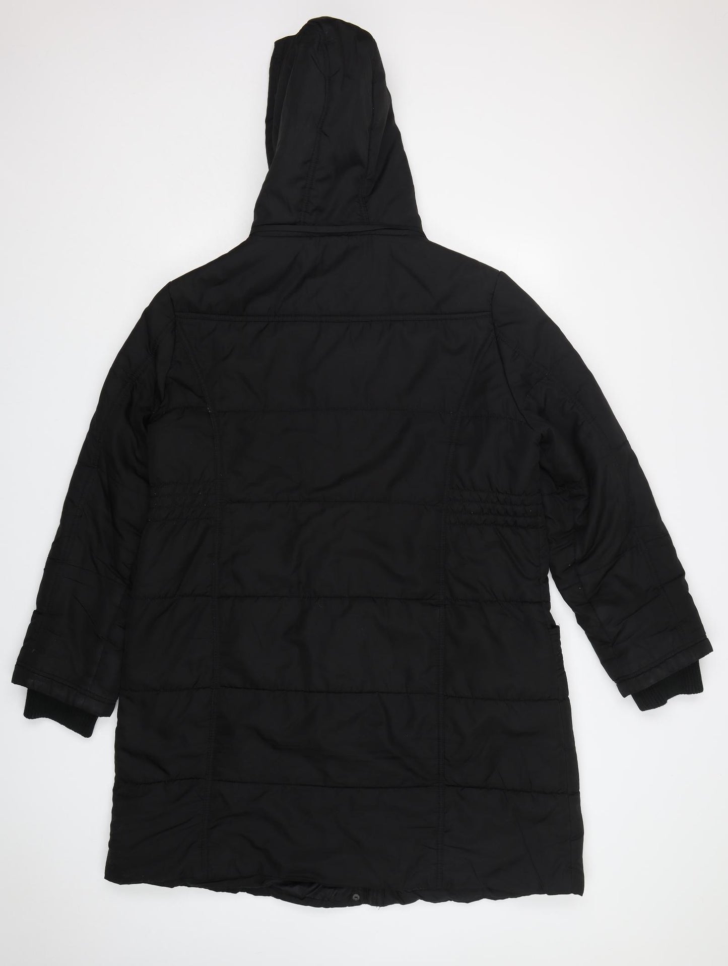 St Bernard Womens Black   Rain Coat Coat Size 20