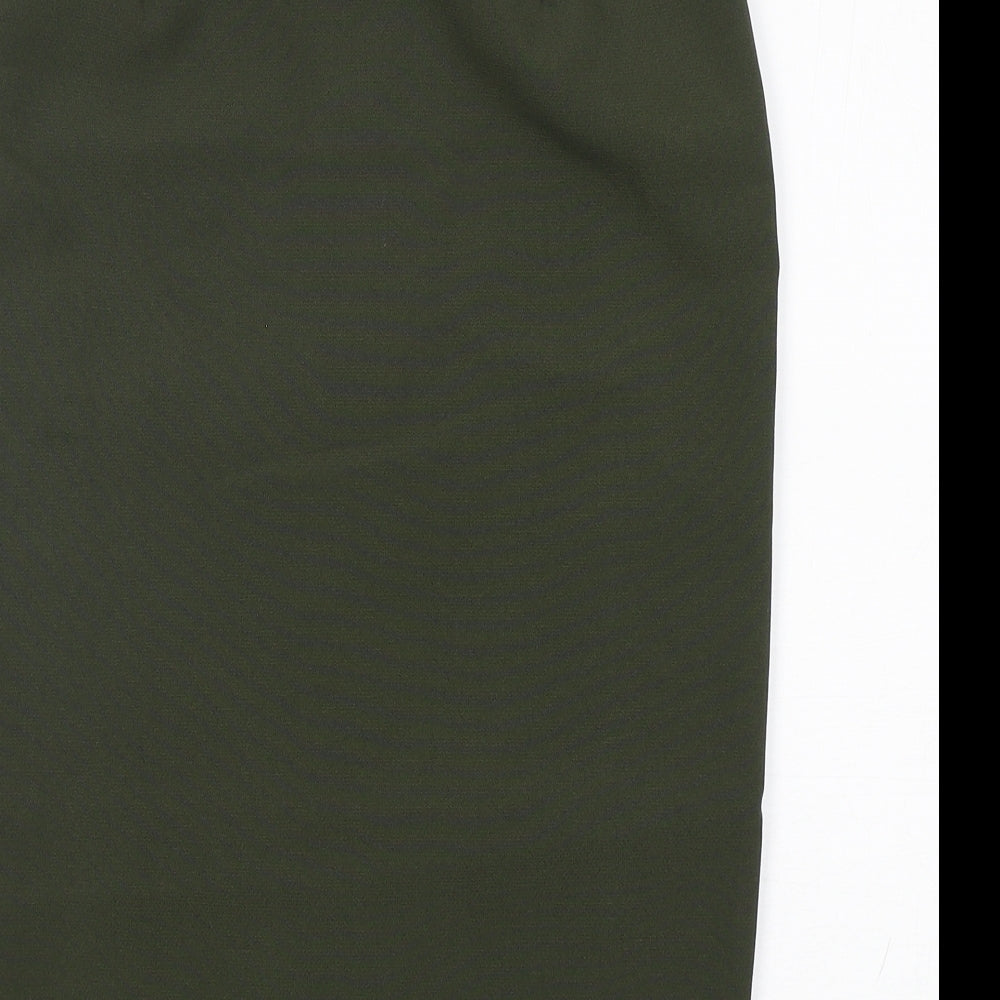 F&F Womens Green  Polyester Peasant Skirt Size 6