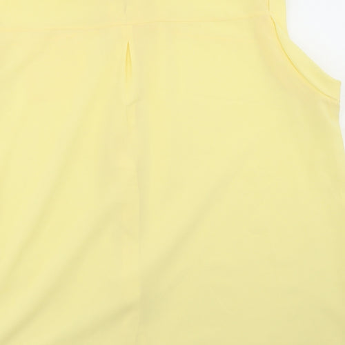 Atmosphere Womens Yellow  Polyacrylate Fibre Basic Blouse Size 20 Collared