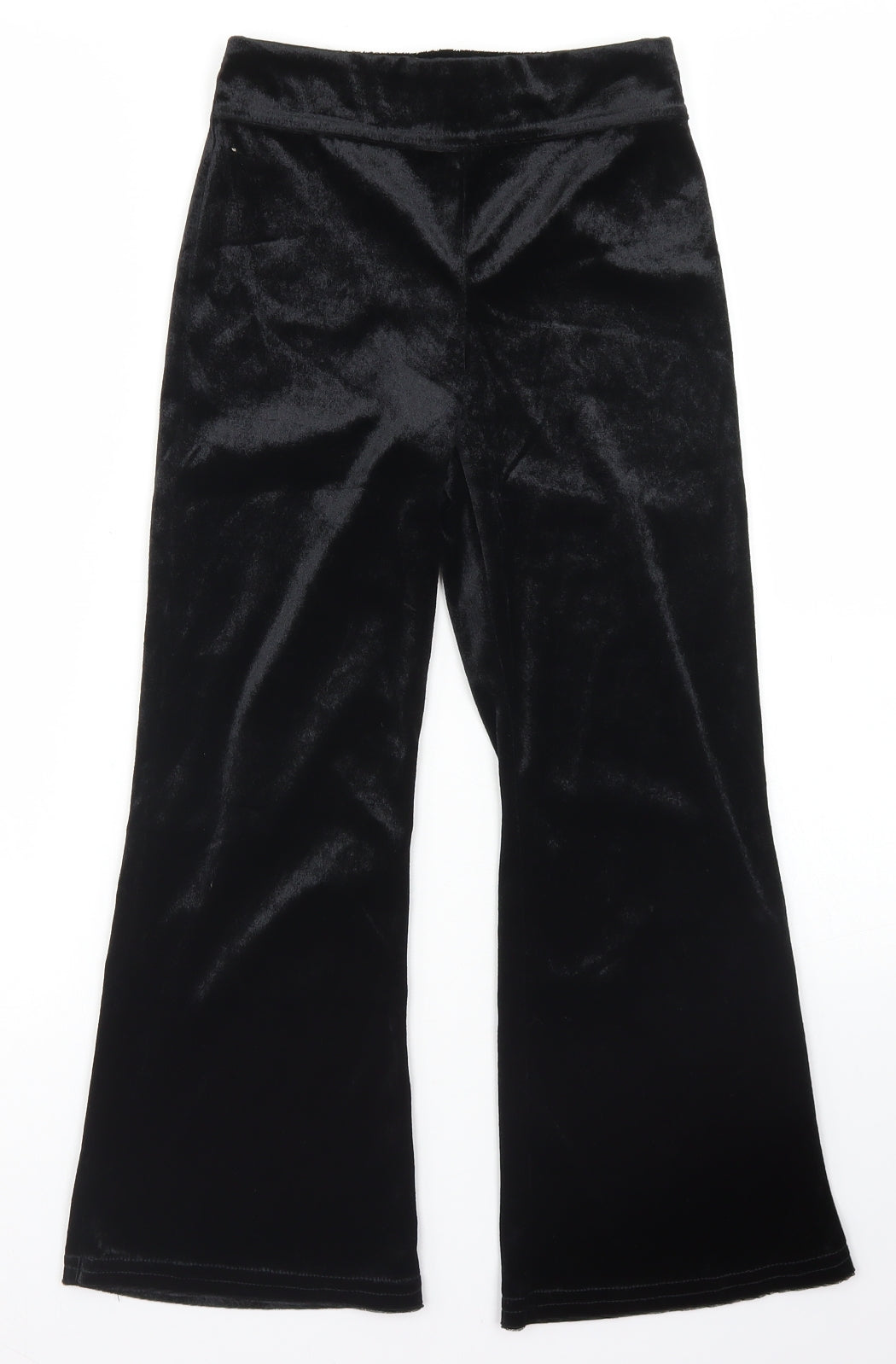 George Girls Black  Polyester Capri Trousers Size 7-8 Years  Regular