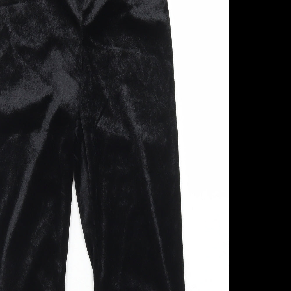George Girls Black  Polyester Capri Trousers Size 7-8 Years  Regular