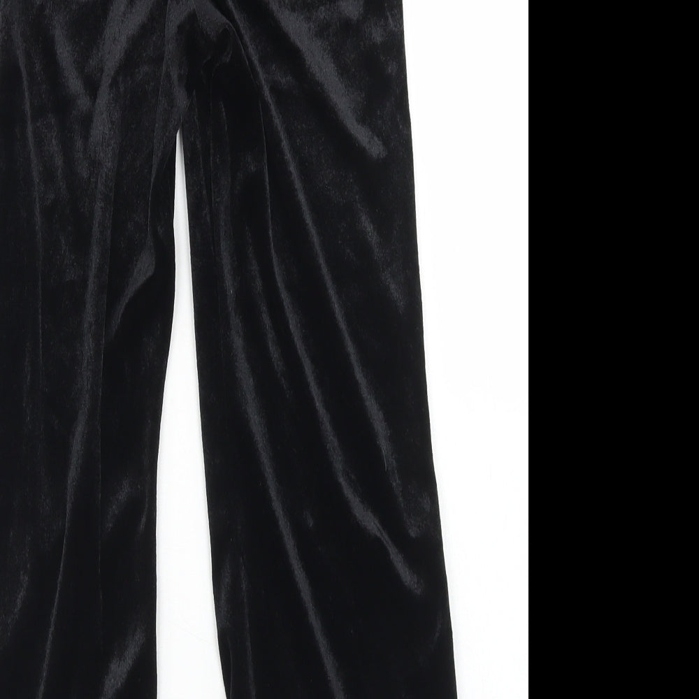 George Girls Black  Polyester Capri Trousers Size 7-8 Years  Regular