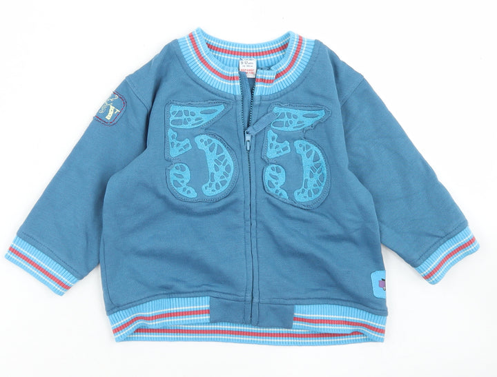 TU Boys Blue   Jacket  Size 9-12 Months   Zip